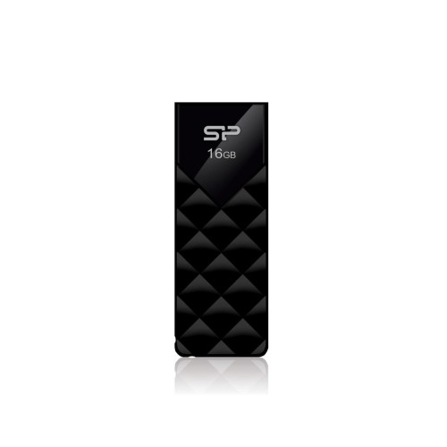 Pendrive Silicon Power 16GB Ultima U03 Diamond Cut Black - 779973