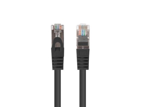 Patchcord Lanberg FTP kat.6 0,25m czarny 10-pack - 2044102