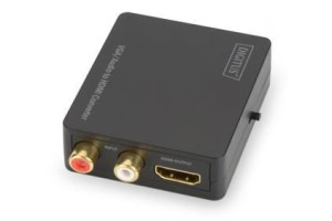 Adapter DIGITUS DS-40130-1 (D-Sub (VGA) F - HDMI F; kolor szary)