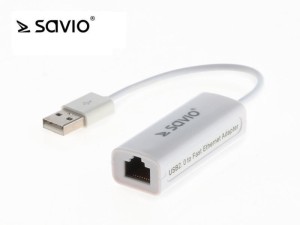 Kabel adapter Savio CL-24 USB - RJ45