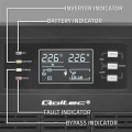Zasilacz awaryjny UPS Qoltec 3kVA | 3000W | Power Factor 1.0 | LCD | EPO | USB | On-line - 1938189