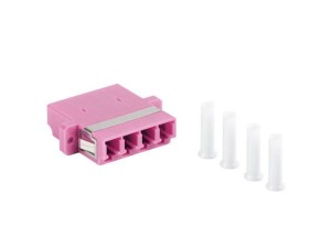 Adapter światłowodowy Lanberg MM LC/UPC QUAD OM4