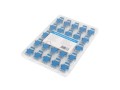 Adapter światłowodowy Lanberg SM SC/UPC simplex zaślepka przezroczysta 25szt - 1328604