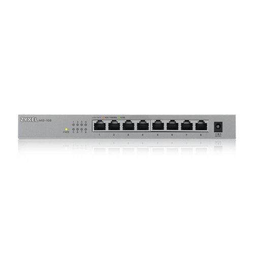 Switch niezarządzalny Zyxel MG-108-ZZ0101F 8x10/100/1000 Mbps - 1043241