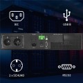 Zasilacz awaryjny UPS Qoltec do RACK | 1kVA | 1000W | Power Factor 1.0 | LCD | On-line - 1971982