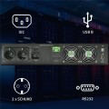 Zasilacz awaryjny UPS Qoltec do RACK | 2.4kVA | 2400W | Power Factor 1.0 | LCD | On-line - 1972015