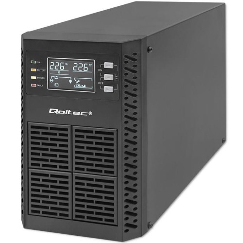Zasilacz awaryjny UPS Qoltec 1kVA | 1000W | Power Factor 1.0 | LCD | EPO | USB | On-line - 1962921