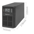 Zasilacz awaryjny UPS Qoltec 1kVA | 1000W | Power Factor 1.0 | LCD | EPO | USB | On-line - 1962933