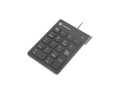 Klawiatura Natec Goby 2 numeryczna USB 18 klawiszy czarna - 1454550