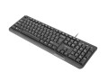 Klawiatura przewodowa Natec Trout CZ/SK slim czarna USB - 1066356