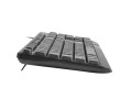 Klawiatura przewodowa Natec Trout CZ/SK slim czarna USB - 1066357