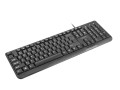 Klawiatura przewodowa Natec Trout CZ/SK slim czarna USB - 1066355
