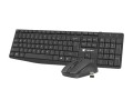 Zestaw bezprzewodowy klawiatura + mysz Natec Squid US czarny - 1460039