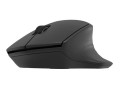 Mysz bezprzewodowa Natec Siskin 2 optyczna 1600 DPI BT 5.0 + 2.4 GHz z cichym klikiem czarna - 1157923