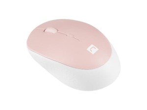 Mysz bezprzewodowa Natec Harrier 2 bluetooth 5.1 1600 DPI z cichym klikiem biało-różowa