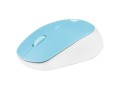 Mysz bezprzewodowa Natec Harrier 2 bluetooth 5.1 1600 DPI z cichym klikiem biało-niebieska - 1311180