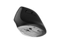 Mysz bezprzewodowa Natec Crake 2 Bluetooth 5.2 + 2.4GHz 2400DPI wertykalna czarna - 1652349