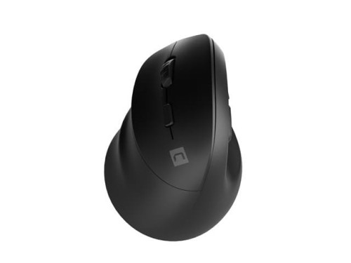 Mysz bezprzewodowa Natec Crake 2 Bluetooth 5.2 + 2.4GHz 2400DPI wertykalna czarna dla leworęcznych - 1652352
