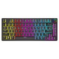 Klawiatura mechaniczna bezprzewodowa SAVIO PHENIX , Gateron Yellow Pro, Pudding - 2029071