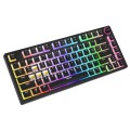 Klawiatura mechaniczna bezprzewodowa SAVIO PHENIX , Gateron Yellow Pro, Pudding - 2029075