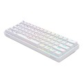 Klawiatura przewodowa SAVIO WHITEOUT X2 RED Outemu, Hot Swap, mechaniczna, podświetlenie RGB - 2015687
