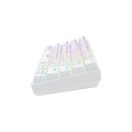 Klawiatura przewodowa SAVIO WHITEOUT X2 RED Outemu, Hot Swap, mechaniczna, podświetlenie RGB - 2015686