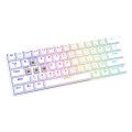 Klawiatura przewodowa SAVIO WHITEOUT X2 Brown Outemu, Hot Swap, mechaniczna, podświetlenie RGB - 2015693