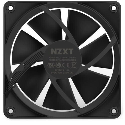 Wentylator NZXT F120 RGB PWM czarny - 1910369