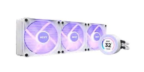 Chłodzenie wodne NZXT Kraken Elite 360 RGB LCD białe - 1487430
