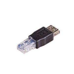 Adapter Akyga AK-AD-27 USB 2.0 A(F) - RJ-45 (M)