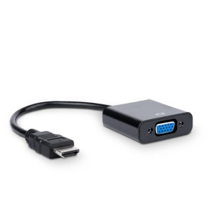 Kabel adapter Akyga AK-AD-42 VGA F - HDMI M 0,15m czarny
