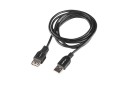 Przedłużacz USB-A Lanberg M/F 2.0 1.8m czarny box - 2039884