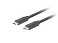 Kabel USB Lanberg USB-C(M) - USB-C(M) 3.1 Gen 2 10Gb/s PD100W 0,5m czarny - 1124998