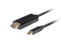 Kabel adapter Lanberg USB-C(M) - HDMI(M) 1,8m 4K 60Hz czarny - 1038955