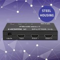 Rozdzielacz aktywny Qoltec Splitter 2 x HDMI 4K x 2K | 3.4Gb/s - 1967975