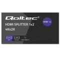 Rozdzielacz aktywny Qoltec Splitter 2 x HDMI 4K x 2K | 3.4Gb/s - 1967984