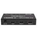 Rozdzielacz aktywny Qoltec Splitter 2 x HDMI 4K x 2K | 3.4Gb/s - 1967981