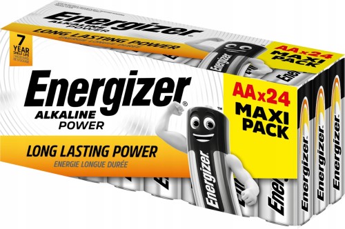 Bateria alkaliczna Energizer Alkaline Power AA / LR6 - 24 sztuki (box) Maxi Pack - 1013795