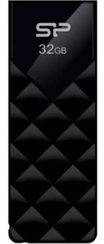 Pendrive Silicon Power 32GB Ultima U03 Diamond Cut Black - 844386
