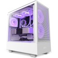 Obudowa NZXT H5 Flow RGB Midi Tower biała z oknem - 1556606