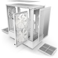 Obudowa NZXT H5 Flow RGB Midi Tower biała z oknem - 1556610