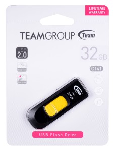 Pendrive Team Group C141 32GB USB 2.0 Yellow