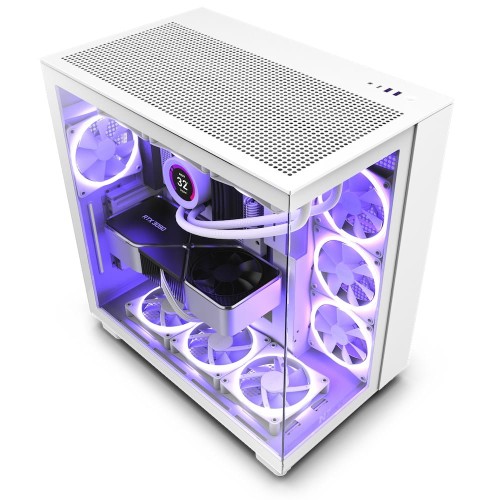 Obudowa NZXT H9 Flow RGB Midi Tower biała z oknem - 1541849