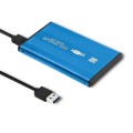 Obudowa Qoltec na dysk HDD/SSD 2.5" SATA3 | USB 3.0 | Niebieska - 1017290