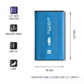 Obudowa Qoltec na dysk HDD/SSD 2.5" SATA3 | USB 3.0 | Niebieska - 1017292