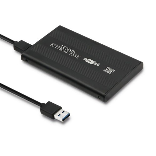 Obudowa Qoltec na dysk HDD/SSD 2.5" SATA3 | USB 3.0 | Czarna - 1017271