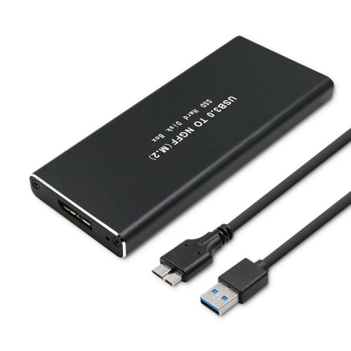 Obudowa/kieszeń Qoltec do dysków SSD M.2 SATA | NGFF | USB 3.0 - 1487478
