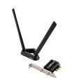 Karta sieciowa Asus PCE-AXE59BT PCI-E WiFi 6E (802.11ax), 6GHz, Bluetooth 5.2, WPA3, OFDMA, MU-MIMO - 1735470