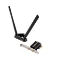 Karta sieciowa Asus PCE-AXE59BT PCI-E WiFi 6E (802.11ax), 6GHz, Bluetooth 5.2, WPA3, OFDMA, MU-MIMO - 1806556