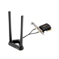 Karta sieciowa Asus PCE-AXE59BT PCI-E WiFi 6E (802.11ax), 6GHz, Bluetooth 5.2, WPA3, OFDMA, MU-MIMO - 1735471
